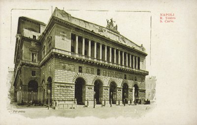 Real Teatro di San Carlo, Napels door Italian Photographer