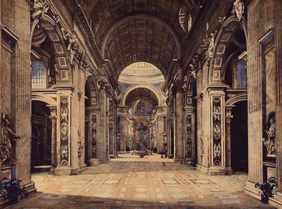 Rome: S Pietro, interieur door Italian Photographer