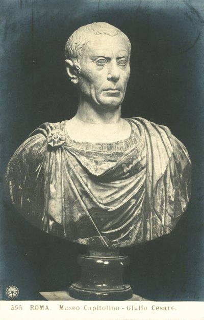 Rome, Capitolijns Museum, Buste, Julius Caesar door Italian Photographer