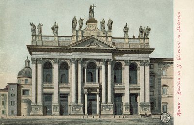 Rome, Italië, Basiliek van S Giovanni in Laterano door Italian Photographer