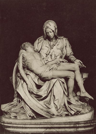 Sint-Pietersbasiliek in het Vaticaan, De Piëta (Michelangelo) door Italian Photographer