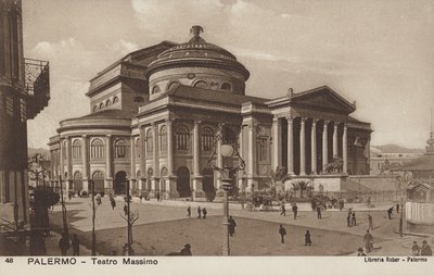 Teatro Massimo, Palermo, Sicilië door Italian Photographer
