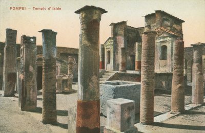 Tempel van Isis, Pompeii door Italian Photographer