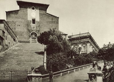 De Kerk van Santa Maria in Aracoeli door Italian Photographer