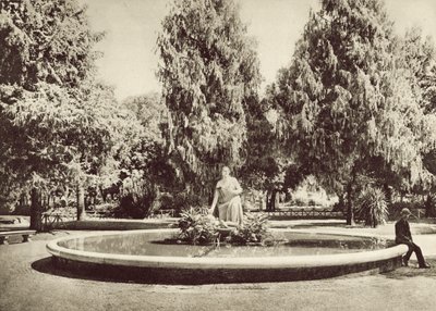 De Pincian Heuvel, De Fontein van Mozes door Italian Photographer