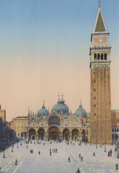 Venetië, Kerk San Marco en Klokkentoren door Italian Photographer