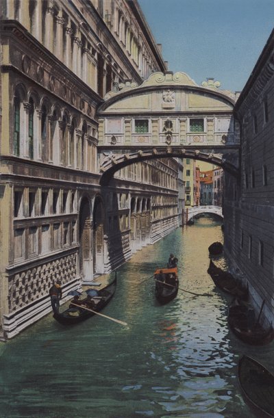 Venetië, Brug der Zuchten door Italian Photographer