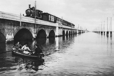 Venetië, Ponte della Ferrovia door Italian Photographer