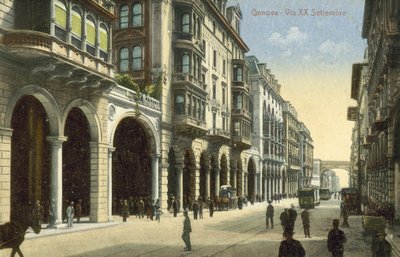 Via XX Settembre, Genua door Italian Photographer