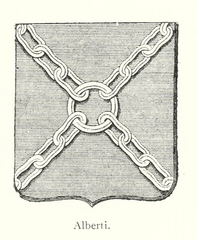 Alberti (gravure) door Italian School