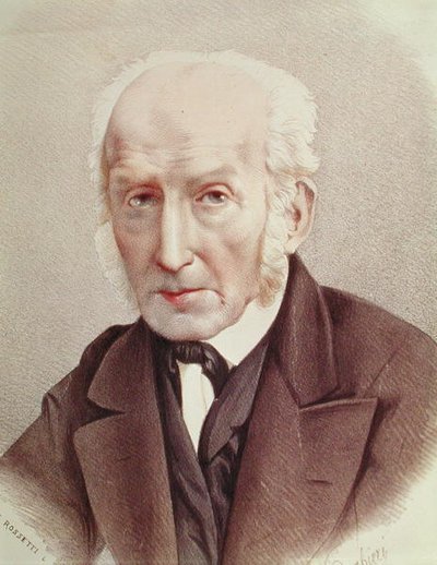 Alessandro Manzoni (1785-1873) door Italian School