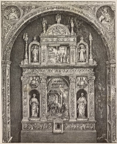 Altaar in de kerk van St Cita, door Antonello Gagini, Palermo door Italian School