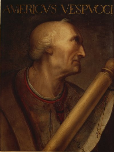 Amerigo Vespucci door Italian School