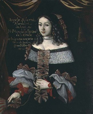 Angela Adorni, Priorin van het Vrome Huis van Spinster door Italian School