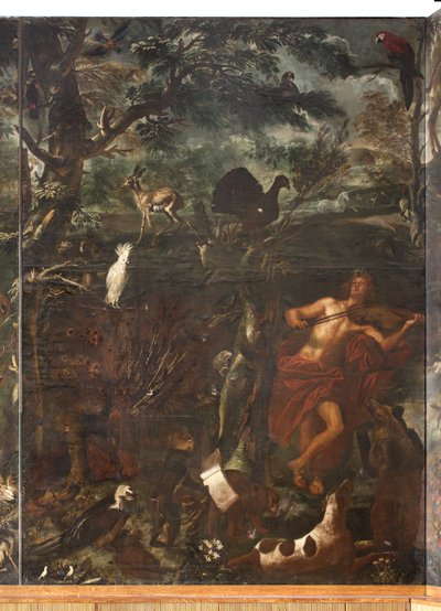Dieren, Mythe van Orpheus (detail) door Italian School