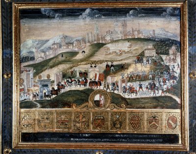 Aankomst in Siena van Cosimo I de