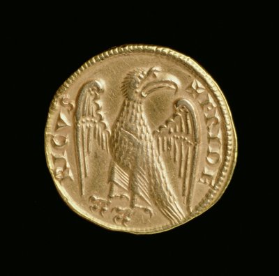 Augustalis van Frederik II (1198-1250), Koninkrijk Sicilië en Zuid-Italië, Messina Munt, 1231-50 (achterzijde) door Italian School