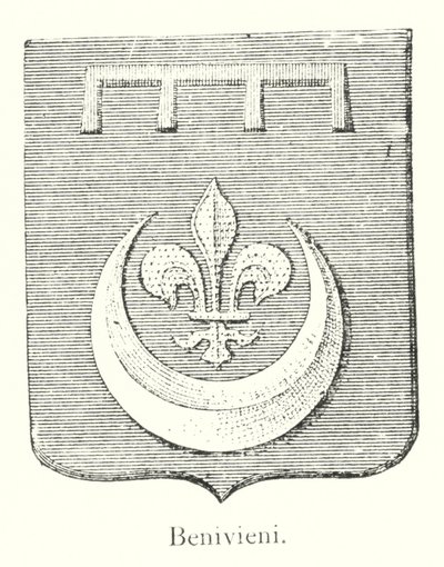 Benivieni (gravure) door Italian School