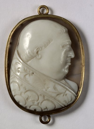 Camee van Paus Leo X (1475-1521) door Italian School