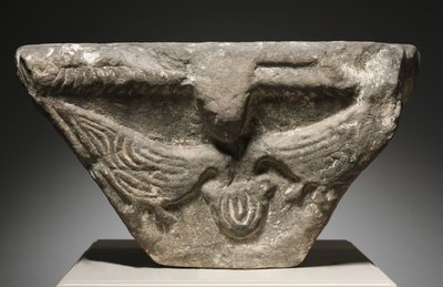 Kapiteel met vogels, 700-800 door Italian School