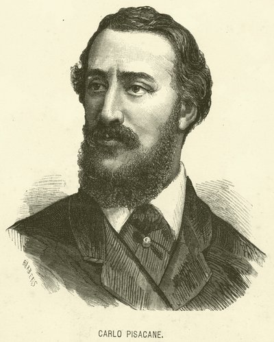 Carlo Pisacane (gravure) door Italian School