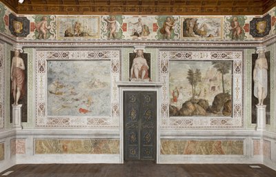 Kariatidenkamer door Italian School