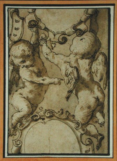 Cherubs, begin 17e eeuw door Italian School