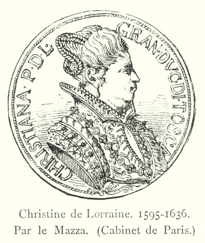 Christine de Lorraine door Italian School