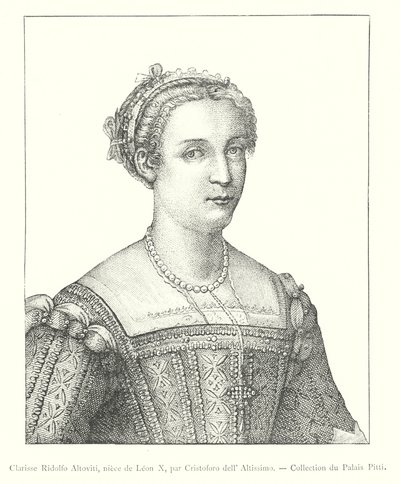 Clarisse Ridolfo Altoviti, nicht van Leo X, door Cristoforo dell