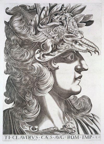 Claudius Caesar (10 v.Chr.-54 n.Chr.) door Italian School