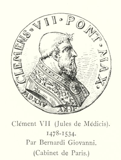 Clement VII, Jules de Medicis door Italian School