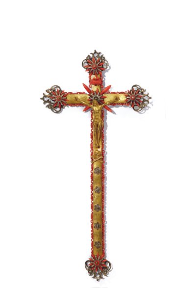 Crucifix, Trapani, eerste helft van de 17e eeuw door Italian School