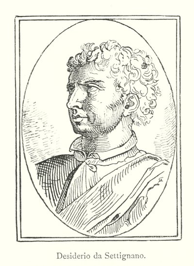 Desiderio da Settignano (gravure) door Italian School
