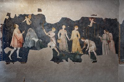 Detail van de fresco