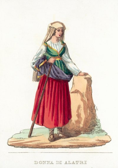 Donna Di Alatri door Italian School
