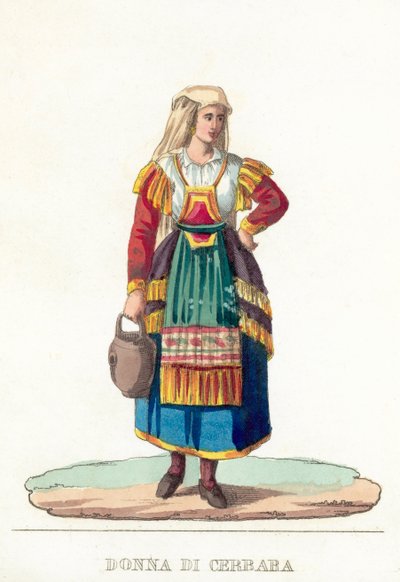 Donna Di Cerbara door Italian School