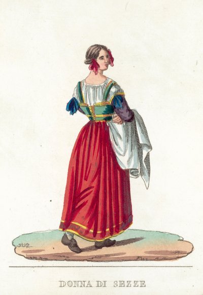 Donna Di Sezze door Italian School