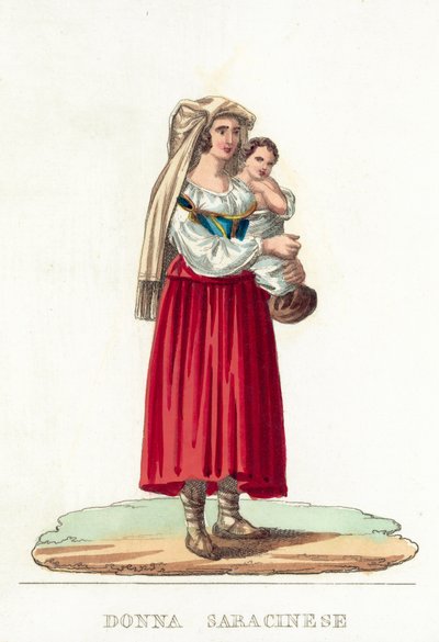 Donna Saracinese door Italian School
