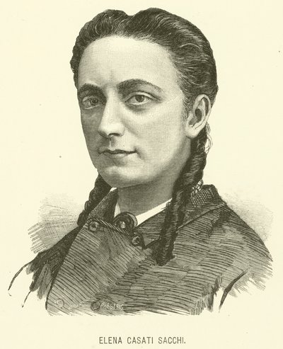 Elena Casati Sacchi door Italian School
