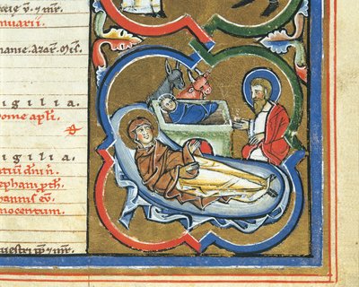 Elizabethaanse kalender, december, Geboorte door Italian School