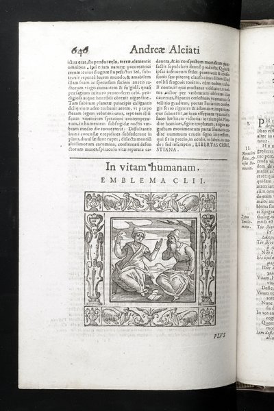 Embleem 152, In Vitam Humanum, uit Andrea Alciato