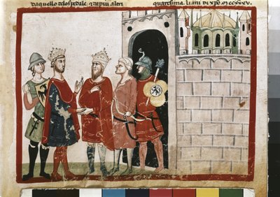 FRIEDRICH II: Friedrich betreedt Jeruzalem door Italian School