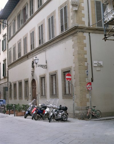 Gevel van de Casa Buonarroti door Italian School
