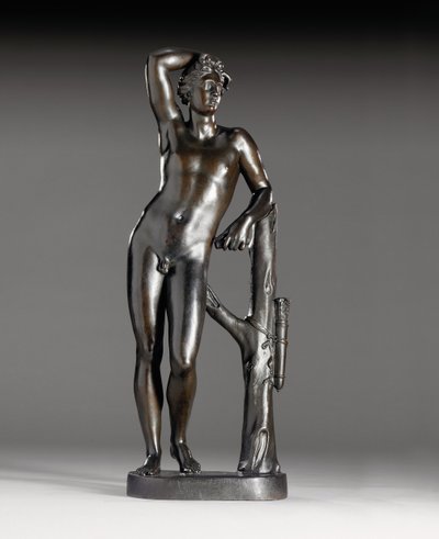 Beeld van de Apollino, naar de antieke, ca. 1722 door Italian School