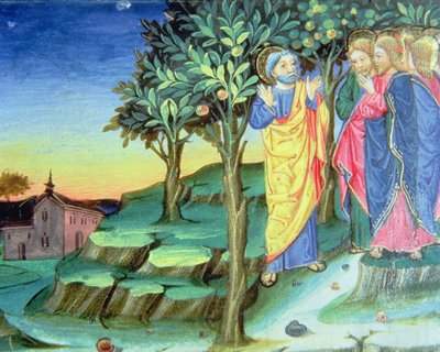 Christus gaat bidden op de Olijfberg door Italian School