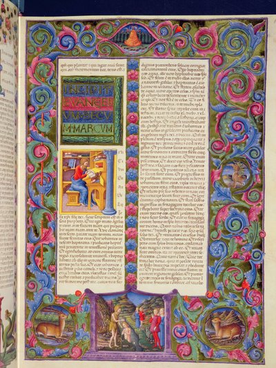 Fol.149r Tweede Evangelie van Marcus, uit de Borso d
