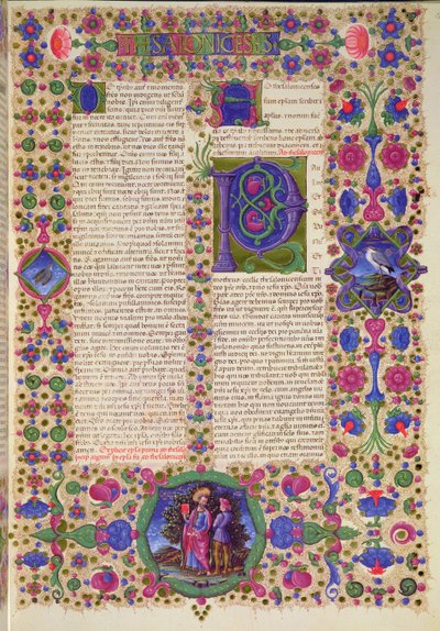 Fol.207r Tweede Brief van St. Paulus aan de Tessalonicenzen, uit de Borso d