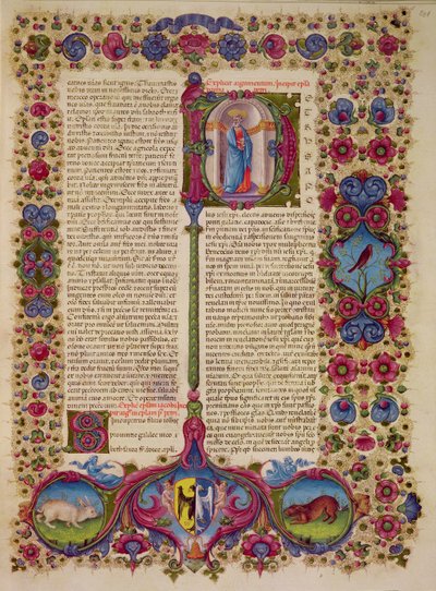 Fol.231r Eerste Brief van St. Peter aan de Apostelen, uit de Borso d