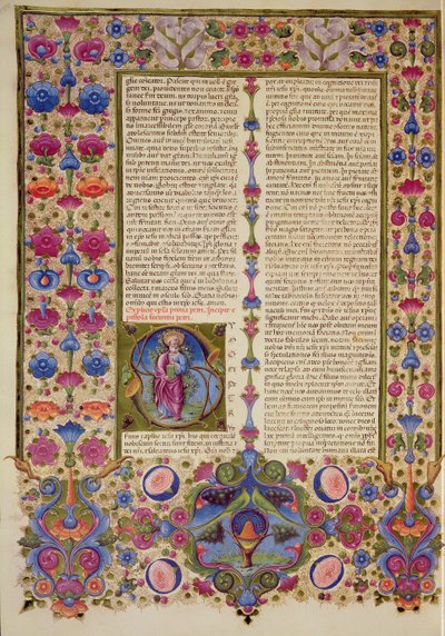 Tweede Brief van St. Paulus aan de Apostelen, uit de Borso d