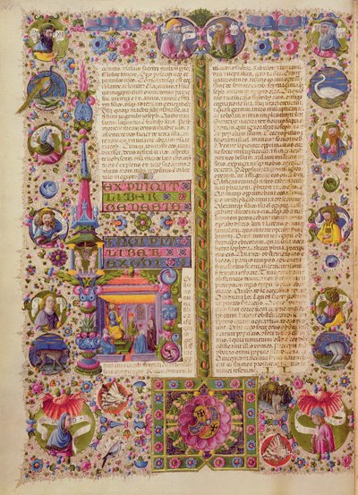 Fol.26v Het Boek Exodus, uit de Borso d